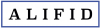 alifid Logo